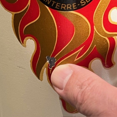 Extincteur "Stop-Fire" ancien en acier émaillé - Vers 1925 - Art Déco