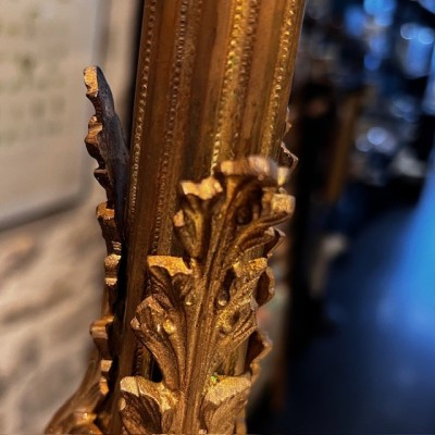 Pique-Cierge d'Autel en laiton 59cm - Porte-Cierge - Chandelier XIXème