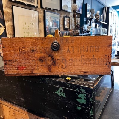 Antique wooden advertising case - Mont Blanc - Drawer - 1920/1940