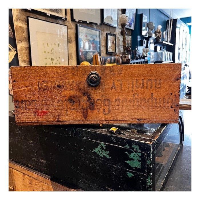 Antique wooden advertising case - Mont Blanc - Drawer - 1920/1940