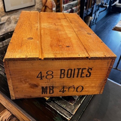 Antique wooden advertising case - Mont Blanc - Drawer - 1920/1940