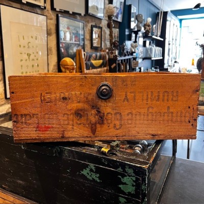 Antique wooden advertising case - Mont Blanc - Drawer - 1920/1940