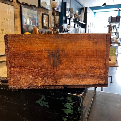 Antique wooden advertising case - Gallia/Gervais milk 1947/1955