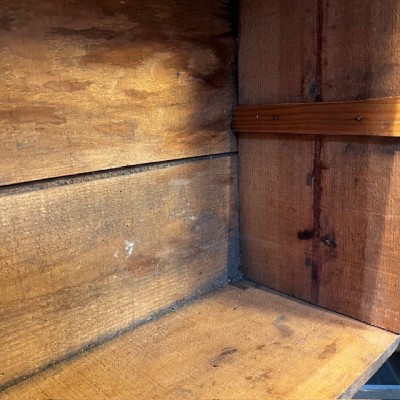 Antique wooden advertising case - Gallia/Gervais milk 1947/1955