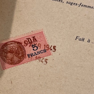 Pharmacy Prescription book - Paris - Toxic products register