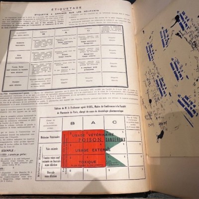 Ordonnancier de Pharmacie - Registre pharmaceutique - 1949 à 1953