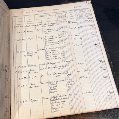 Ordonnancier de Pharmacie - Registre pharmaceutique - 1949 à 1953