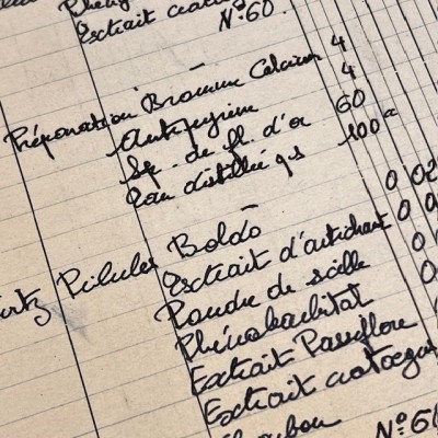 Pharmacy Prescription book - Paris - Toxic products register