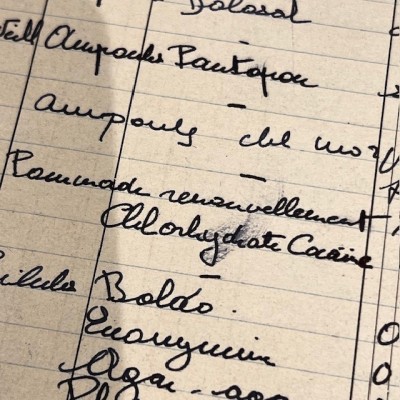 Ordonnancier de Pharmacie - Registre pharmaceutique - 1949 à 1953