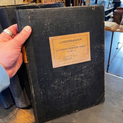 Pharmacy Prescription book - Paris - Toxic products register