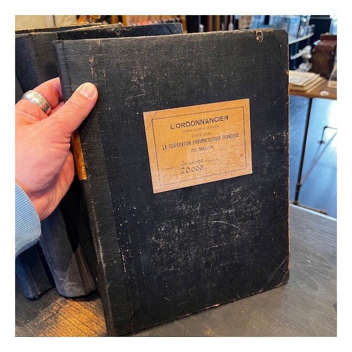 Ordonnancier de Pharmacie - Registre pharmaceutique - 1953 à 1962