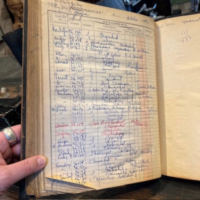 Pharmacy Prescription book - Paris - Toxic products register