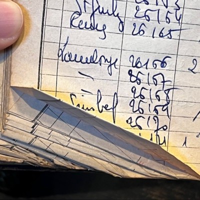 Ordonnancier de Pharmacie - Registre pharmaceutique - 1953 à 1962