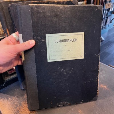 Pharmacy Prescription book - Paris - Toxic products register