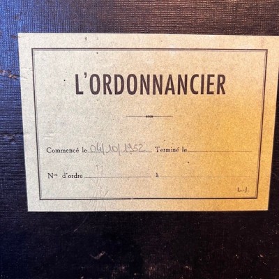 Ordonnancier de Pharmacie - Registre pharmaceutique - 1953 à 1962