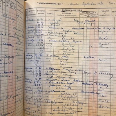 Ordonnancier de Pharmacie - Registre pharmaceutique - 1953 à 1962