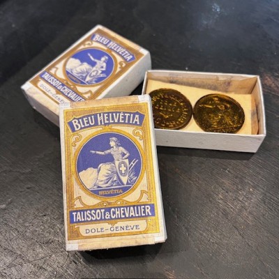 Bleu Helvetia - Talissot & Chevalier - Dôle / Genève - Bleu Guimet