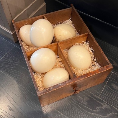 Tiroir de pharmacie ancien en bois compartimenté - 4 compartiments