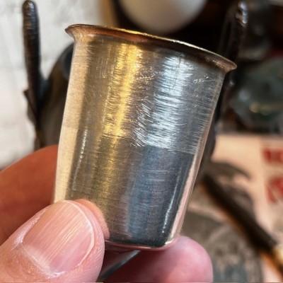 Pyrogen - Antique matchholder - Bat motif - Bronze - 1900