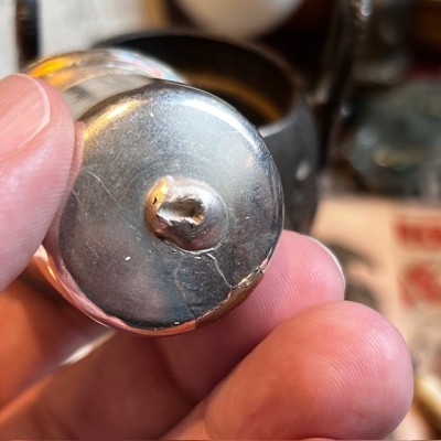 Pyrogen - Antique matchholder - Bat motif - Bronze - 1900