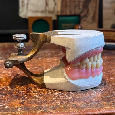 Articulateur Dentaire en bronze - 1920 - Instrument de Dentisterie
