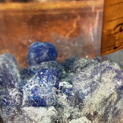 Sulfate de Cuivre en cristaux - Flacon ancien de pharmacie-Apothicaire