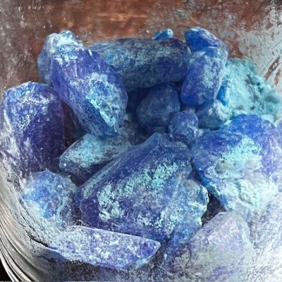 Sulfate de Cuivre en cristaux - Flacon ancien de pharmacie-Apothicaire