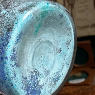 Sulfate de Cuivre en cristaux - Flacon ancien de pharmacie-Apothicaire