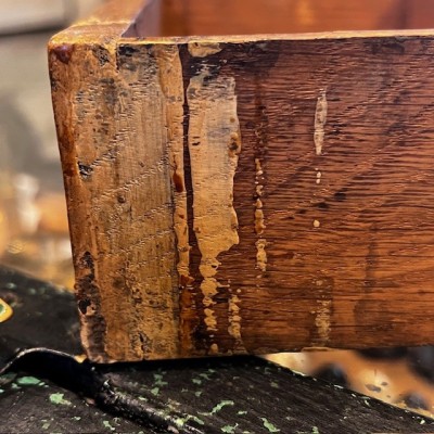 The Pharmacist's Drawer - Small antique wooden pharmacy drawer