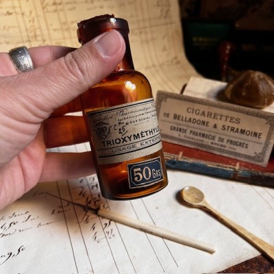 Trioxyméthylène - Flacon ancien de pharmacie-Apothicaire