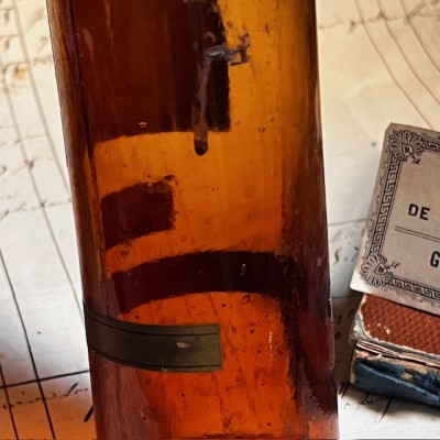 Gaïacol liquide - CODEX 1908 - DANGEROUS - Vintage pharmacy bottle