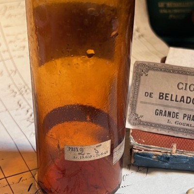 Gaïacol liquide - CODEX 1908 - POISON - Vintage pharmacy bottle