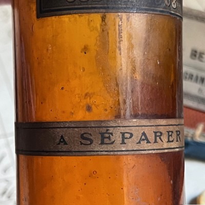 Créosote - CODEX 1908 - DANGEROUS - Vintage pharmacy bottle