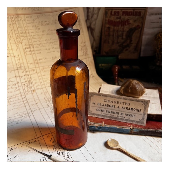 Créosote - CODEX 1908 - DANGEROUS - Vintage pharmacy bottle