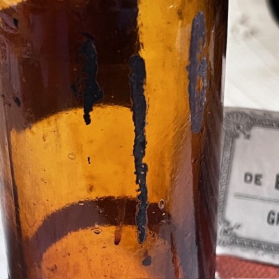 Créosote - CODEX 1908 - DANGEROUS - Vintage pharmacy bottle