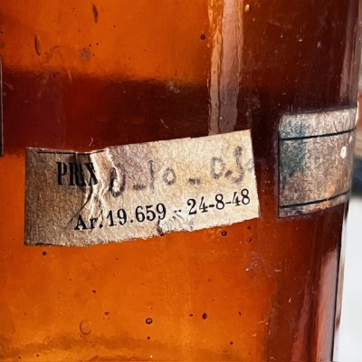 Phénol Aqueux - CODEX 1908 - POISON - Vintage pharmacy bottle