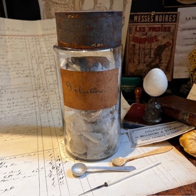 Gelatine - Vintage pharmacy bottle - Apothecary