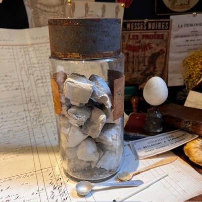 Gelatine - Vintage pharmacy bottle - Apothecary