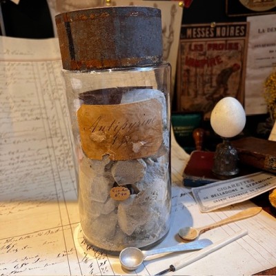 Gelatine - Vintage pharmacy bottle - Apothecary