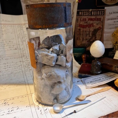 Gelatine - Vintage pharmacy bottle - Apothecary