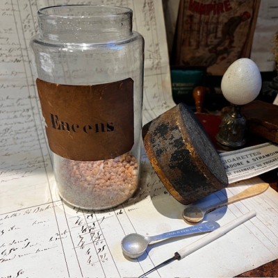 Incense - Antique pharmacy bottle - Apothecary