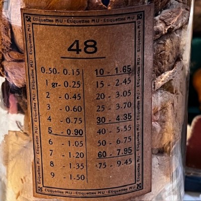 Amadou - Tinder fungus - Vintage pharmacy bottle - Apothecary