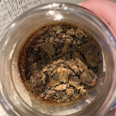 Myrrhe - Bocal ancien de pharmacie-Apothicaire