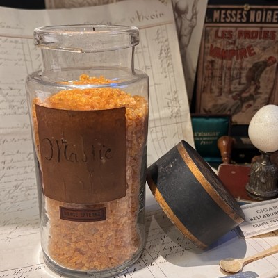 Mastic of Chios- Vintage pharmacy bottle - Apothecary