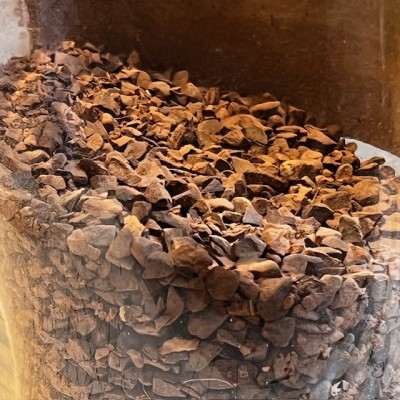 Crushed cola nuts - Vintage pharmacy bottle - Apothecary