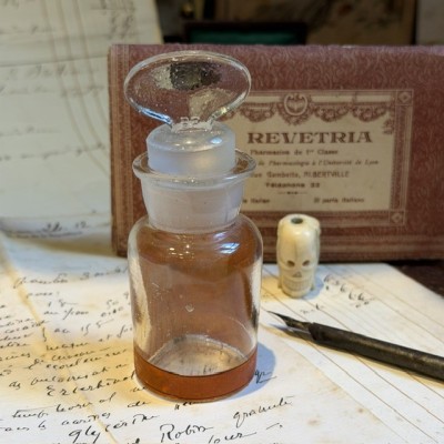 Strychnine - Arsenic - CODEX 1908 - POISON - Antique pharmacy bottle