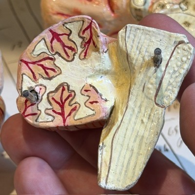 Brain - Anatomical model by Dr Auzoux - Papier-mâché model - 1874