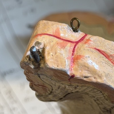 Brain - Anatomical model by Dr Auzoux - Papier-mâché model - 1874