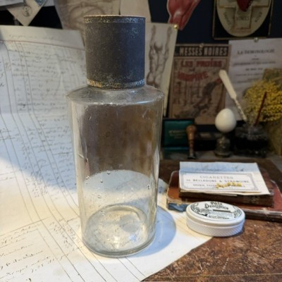 Cyanure de potassium - Prussiate jaune - Flacon de pharmacie - XIXème