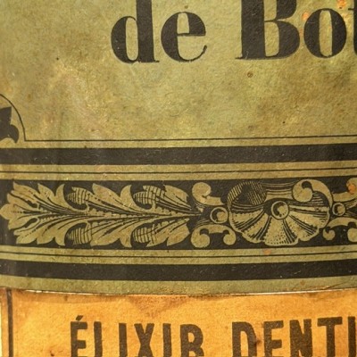 Eau de Botot - Élixir Dentifrice - Flacon de pharmacie - XIXème